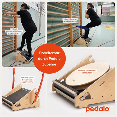 pedalo Kniefit I Wadendehner I Knietrainer I Slant Board I Fusstrainer I Beintrainer I Schrägbrett I
