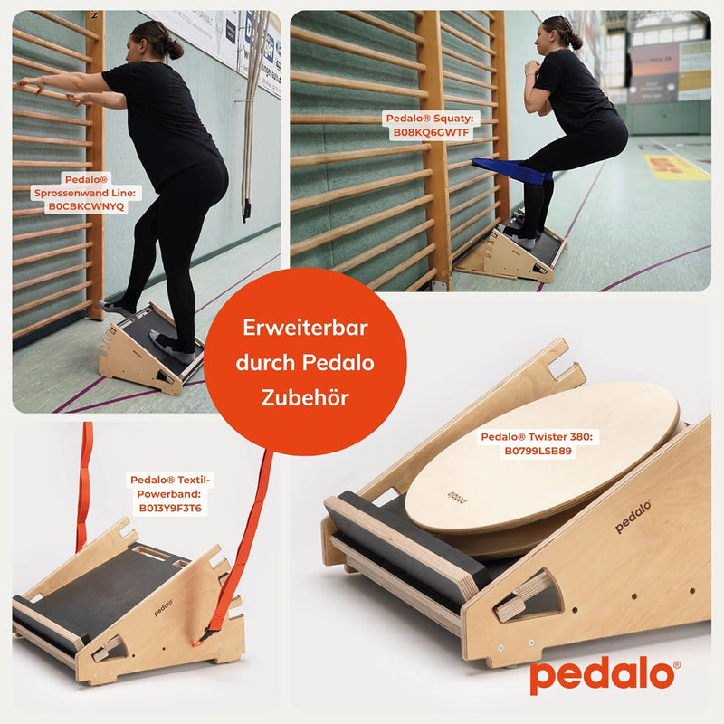 pedalo Kniefit I Wadendehner I Knietrainer I Slant Board I Fusstrainer I Beintrainer I Schrägbrett I