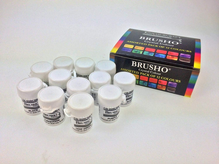 Brusho by Colourcraft Farben-Set „Crystal“,, Multi