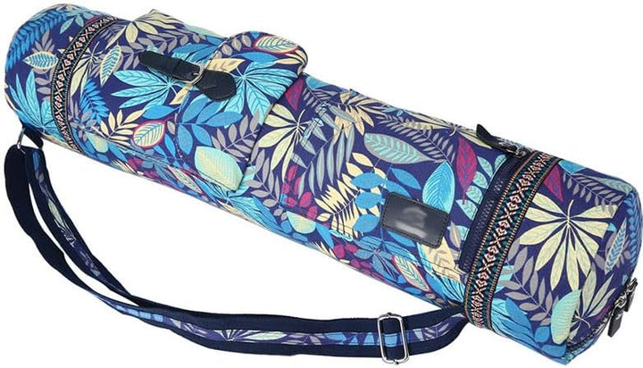 28 ''Yogamatten-Tasche,gro?e Yoga-Matten-Umh?ngetasche mit durchgehendem Rei?Verschluss, handgeferti