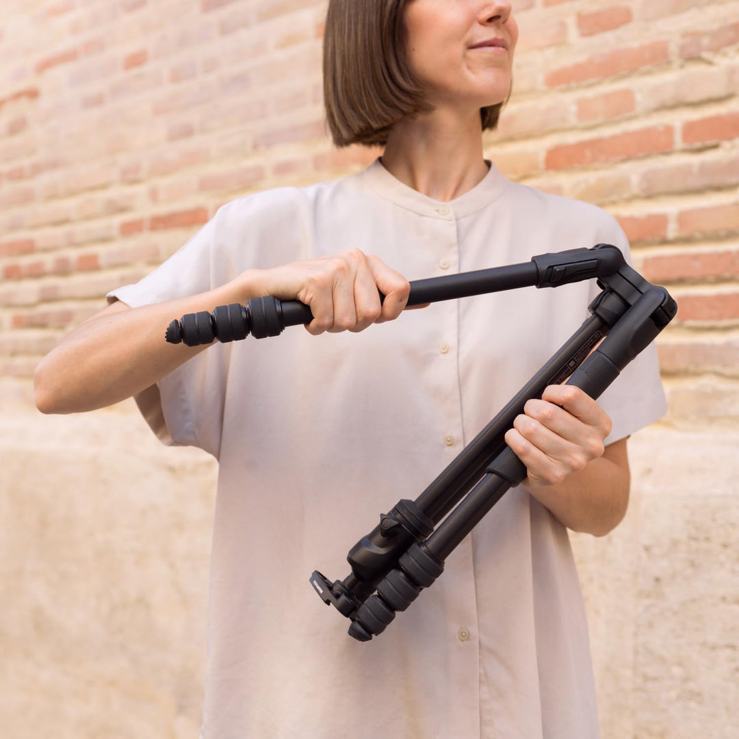 Manfrotto Befree Advanced AS, Kamerastativ, Drehverschluss, kompatibel mit Arca-Swiss, tragbares, ko