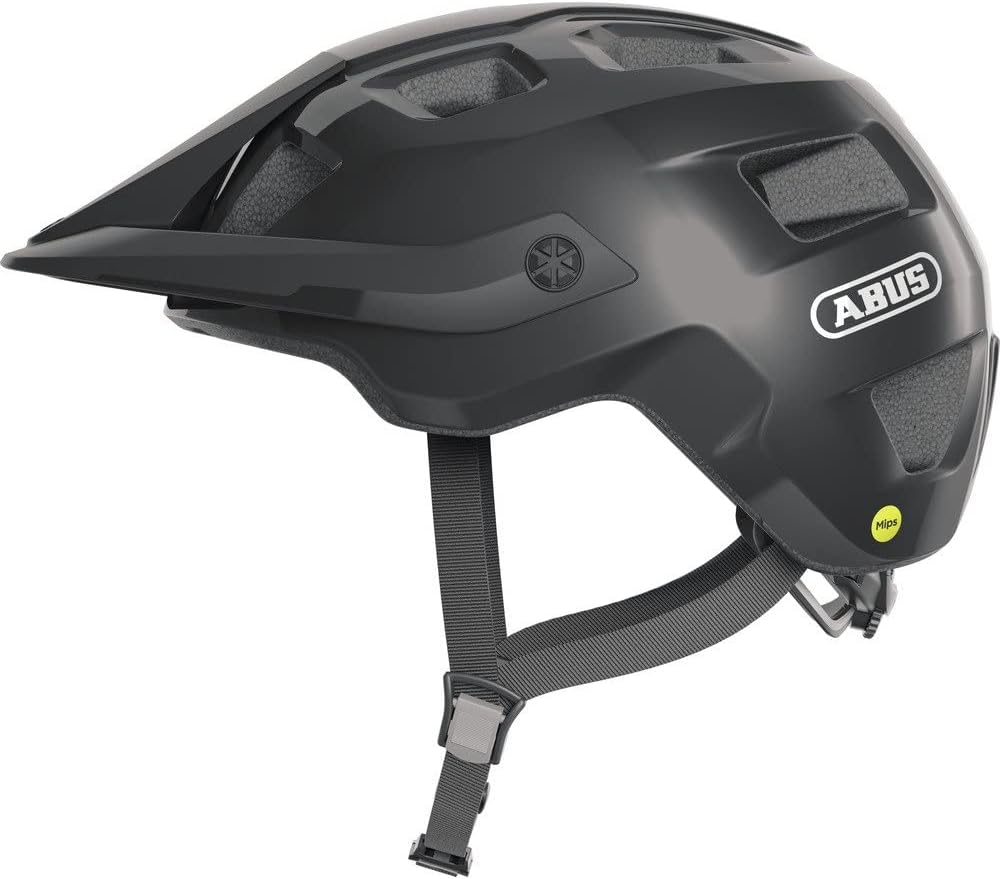 ABUS MTB-Helm MoTrip - robuster Fahrradhelm mit höhenverstellbarem Schirm für Mountainbiker - indivi