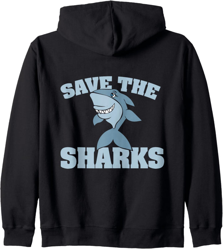 Save the Sharks Kapuzenjacke