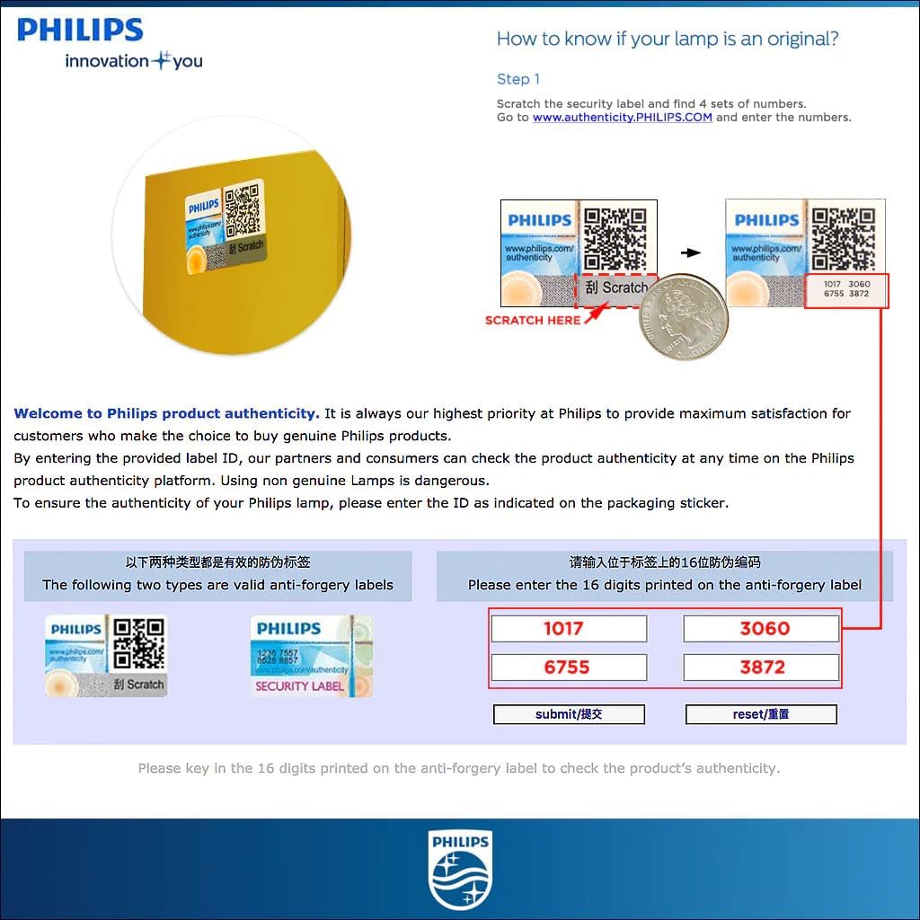 Philips Leuchtmittel Standard Xenon 42403 C1 Kfz