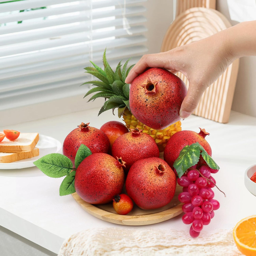 Künstliche Granatapfel-Dekoration, lebensechte realistische Simulation, künstliche Früchte, Schrank,