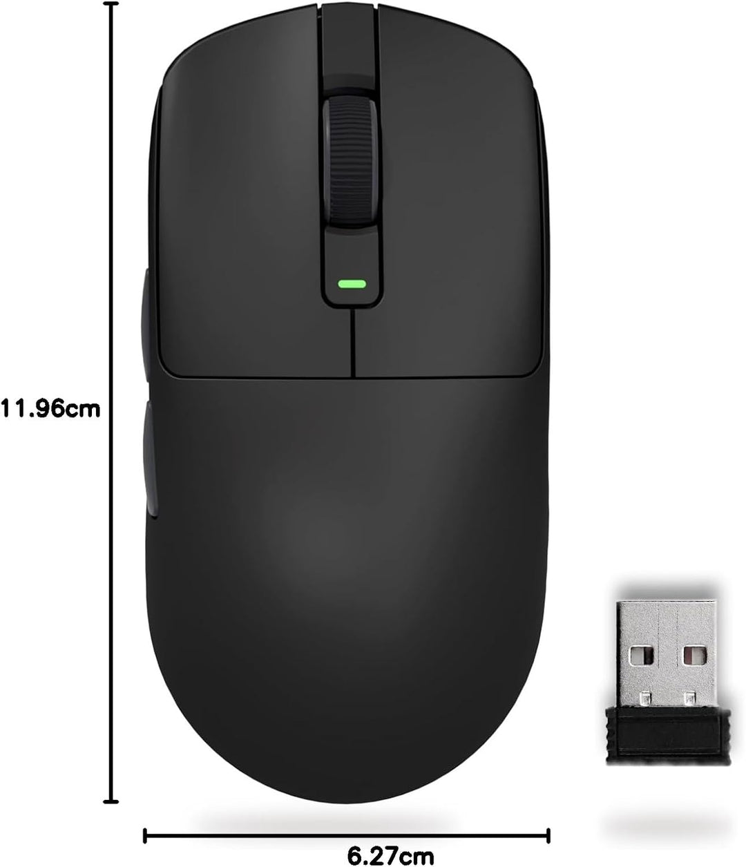 RK ROYAL KLUDGE M30 Gaming Maus Wireless, 12000 DPI PixArt PAW3311 Sensor Gaming Mouse, 41g Ultralig