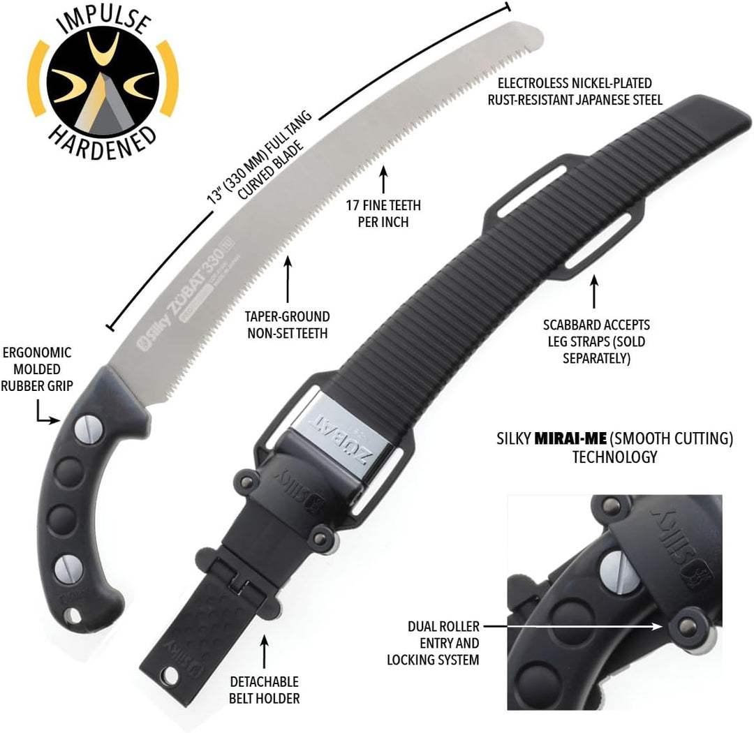 Silky Säge Zübat 330 mm 10/30 330mm 10 Zähne/30mm Handsäge, 330mm 10 Zähne/30mm Handsäge
