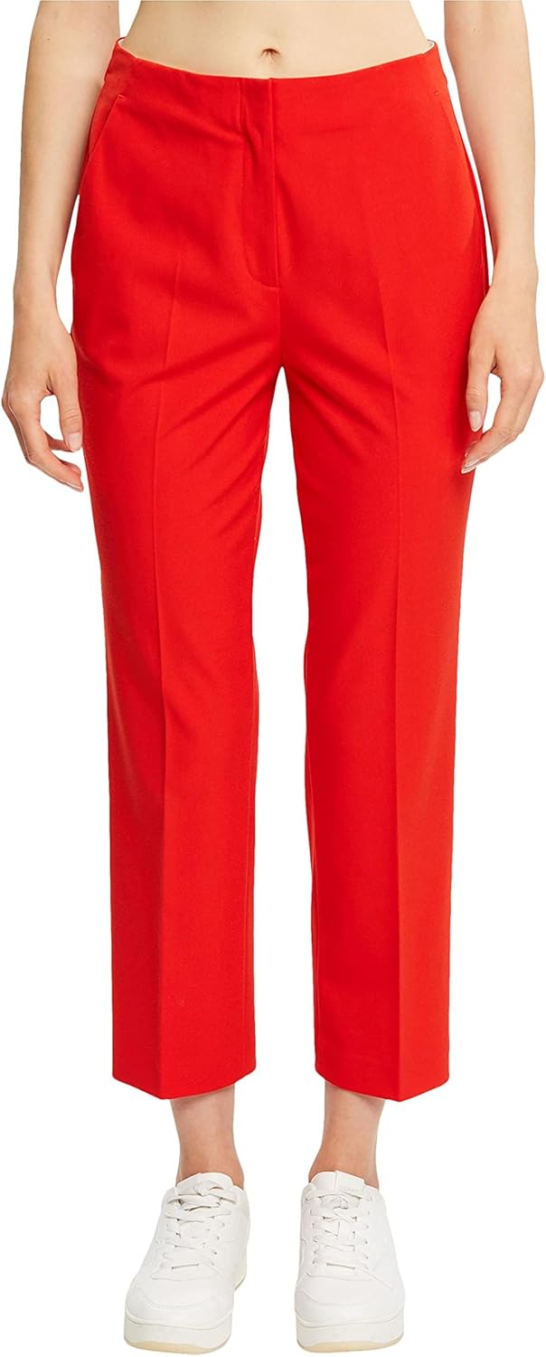 ESPRIT Damen Hose 36 630/Red, 36 630/Red