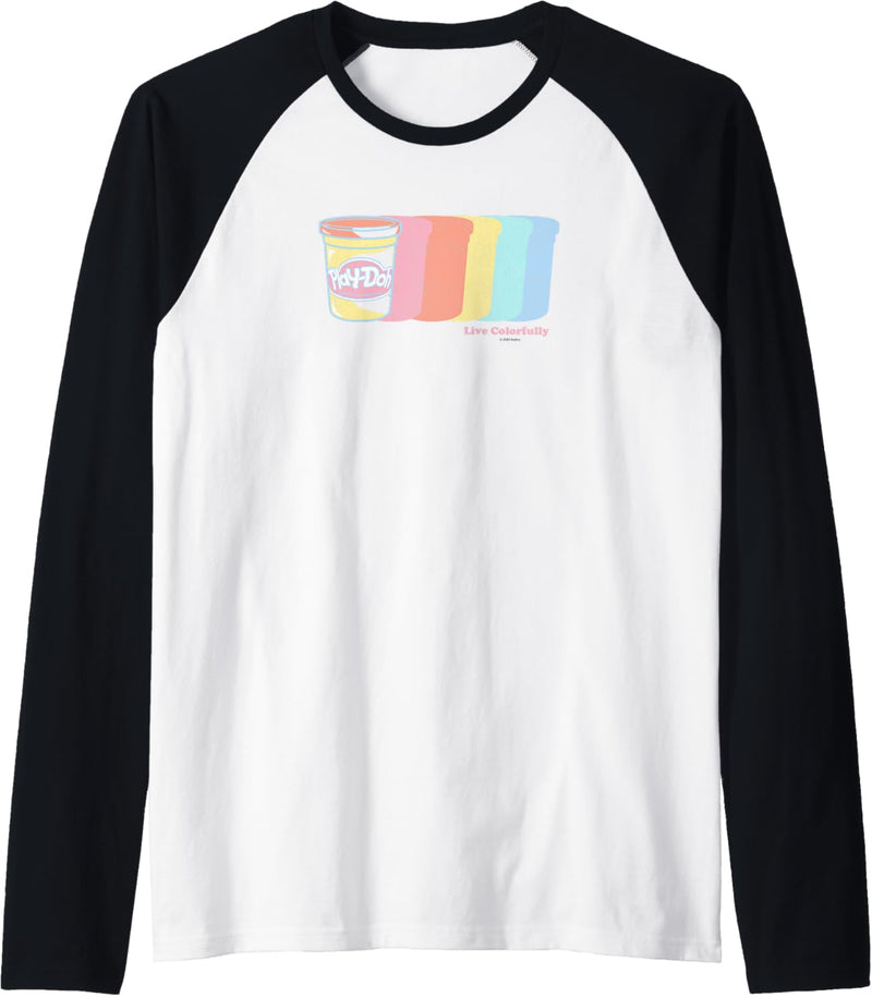 Play-Doh Rainbow Trail Portrait Raglan