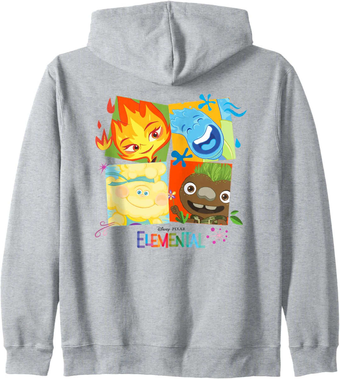 Pixar Elemental Group Box With Ember, Wade and Clod Kapuzenjacke