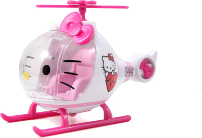 Dickie Toys 253243000 Hello Kitty Helicopter, Hubschrauber, Frontscheibe zum Öffnen, abnehmbare Trag