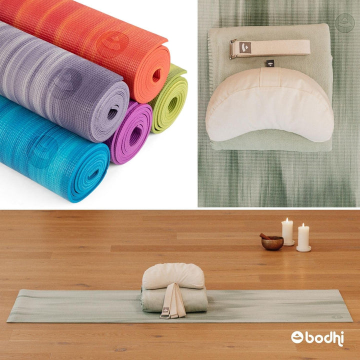 Bodhi Yogamatte Ganges | Rutschfeste Sportmatte | Schadstofffreie &amp; Waschbare Fitnessmatte | Matte a