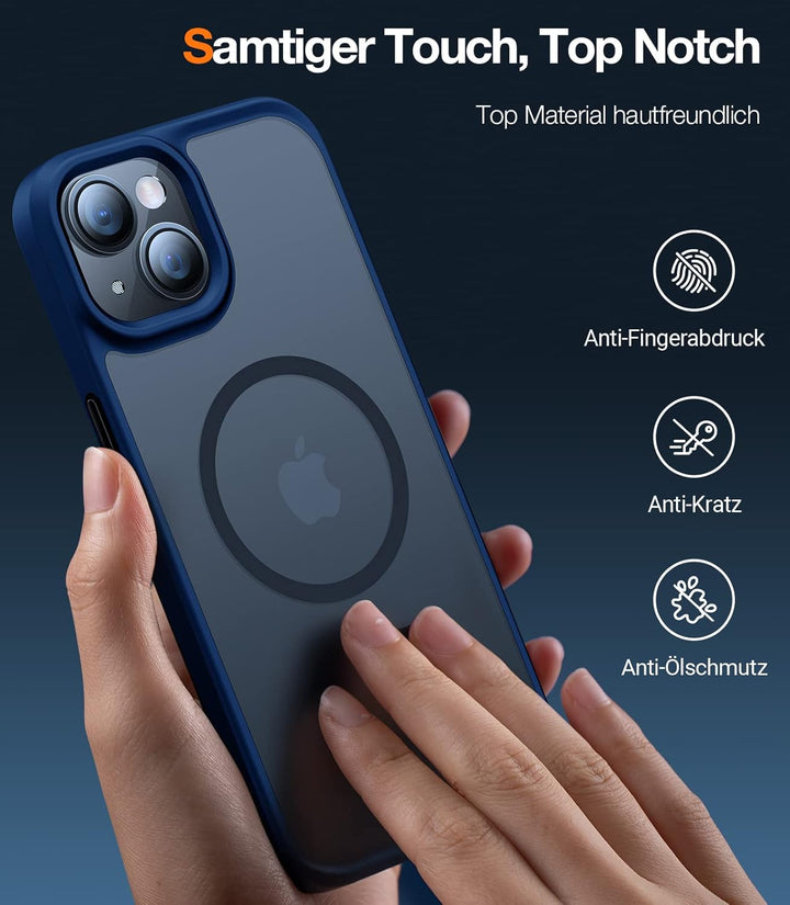 TORRAS für iPhone 13 Hülle für Magsafe (Militärschutz) (Starke Magnetische Adsorption) Schutzhülle M