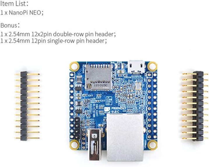 youyeetoo NanoPi NEO mit 512 MB DDR3 RAM & Allwinner H3 & Quad-Core Cortex-A7 bis 1,2 GHz, NanoPi NE