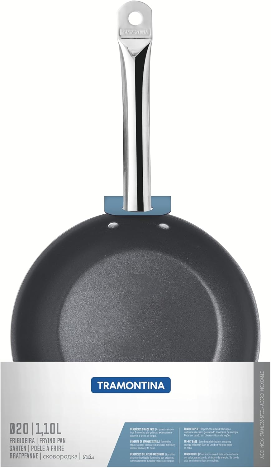 Tramontina PROFESSIONAL Bratpfanne, 20 cm antihaftbeschichtet mit Antihaftbeschichtung 20 cm, mit An