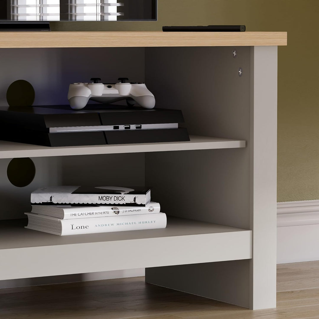 Movian TV-Bänke & Lowboards, MDF, Spanplatte und Melaminfurnier, Grau, Standard
