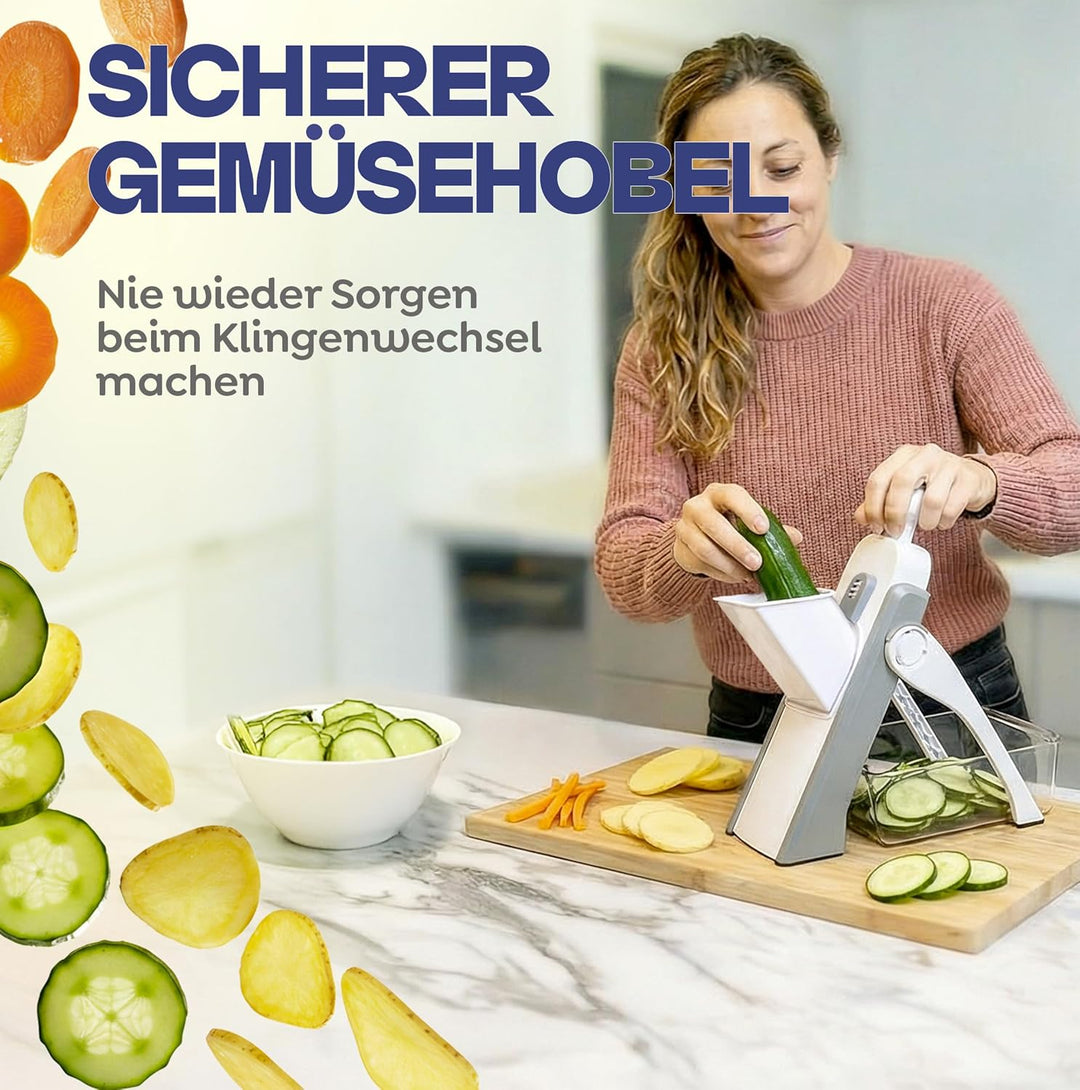 Katana Pro 10 in 1™ Gemüsehobel Verstellbar Multifunktional - Allesschneider klappbar - Mandoline Ge