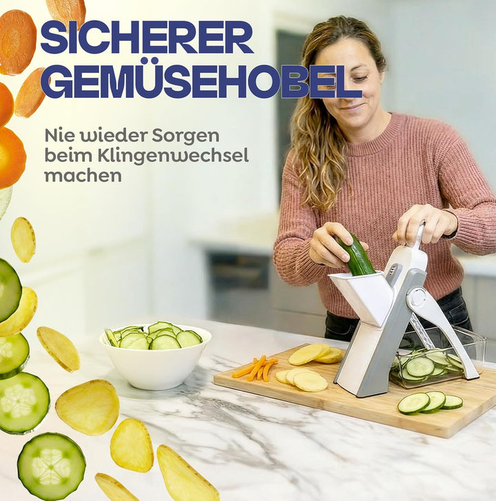 Katana Pro 10 in 1™ Gemüsehobel Verstellbar Multifunktional - Allesschneider klappbar - Mandoline Ge