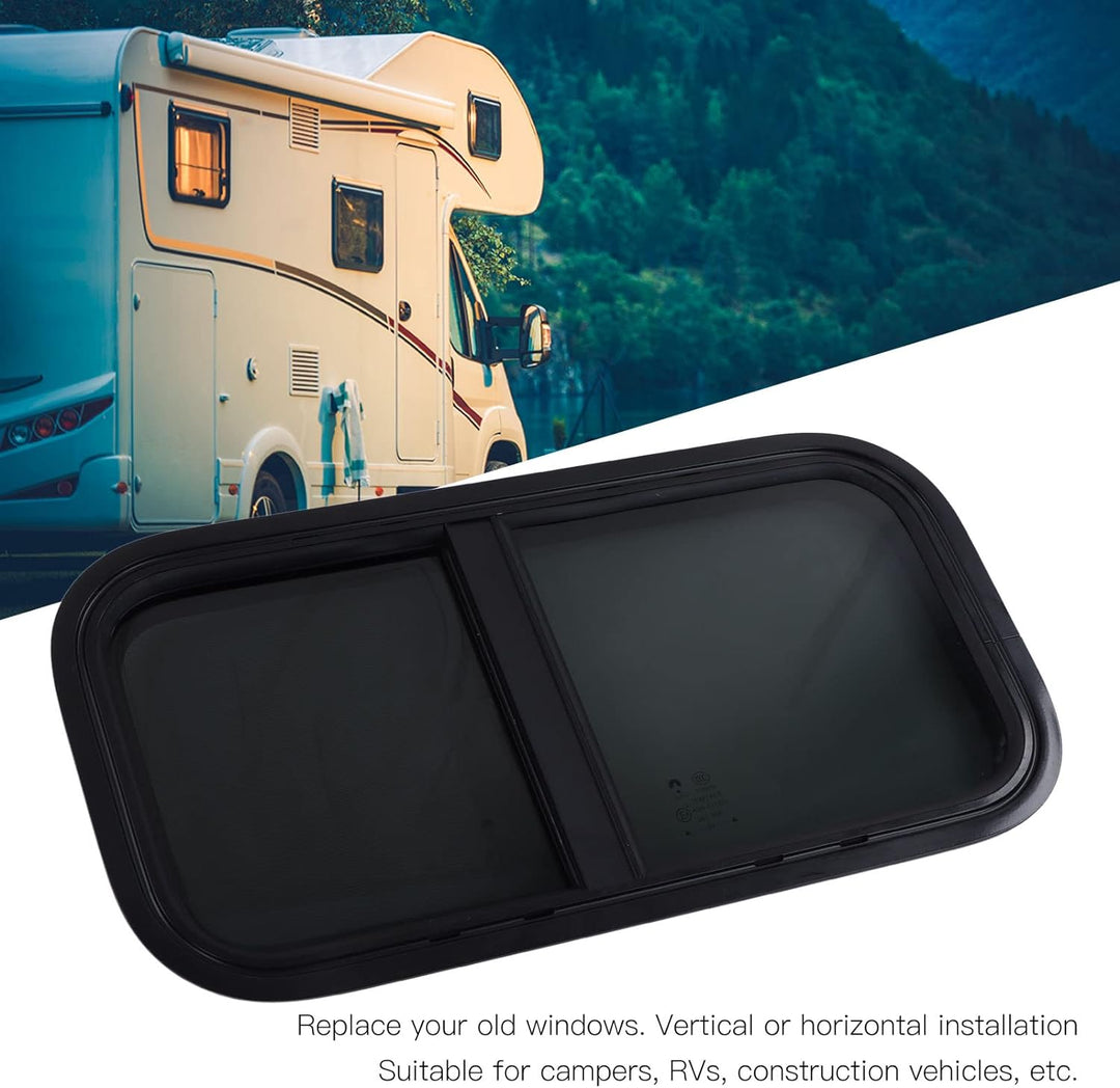 RV-Fenster Für Wohnmobile, Anhänger, Baufahrzeuge, 600 X 300 Mm, Wohnmobilfenster mit Vertikaler Hor