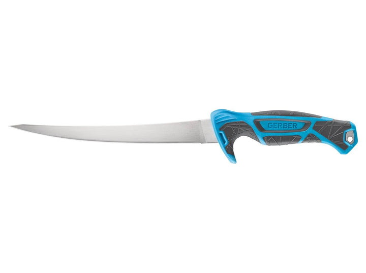 Gerber Anglermesser mit Scheide und Schleifstein, Controller 8‘‘, Klingenlänge: 21 cm, 31-003558 8"