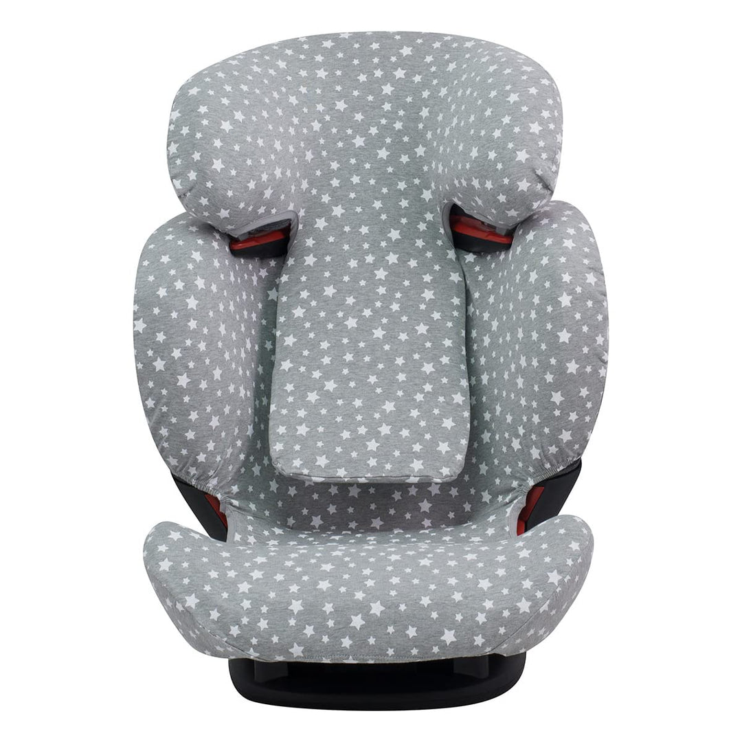 JYOKO KIDS Bezug kompatibel mit Bebe Confort, Maxi Cosi Rodi, Rodifix (Rodifix Air Protect, White St