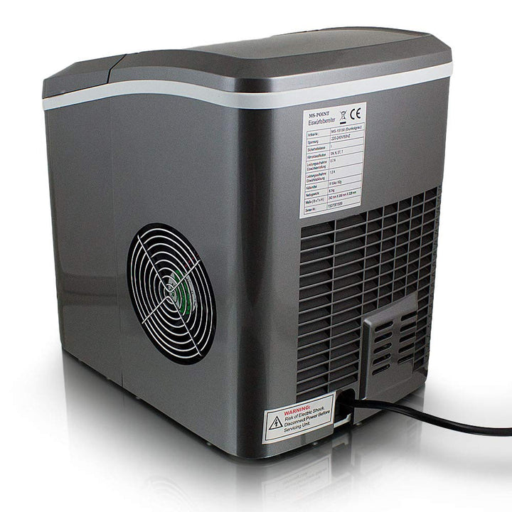 Eiswürfelmaschine Eiswürfelbereiter Eiswürfel Ice Maker EIS Maschine Icemaker, Dunkelgrau