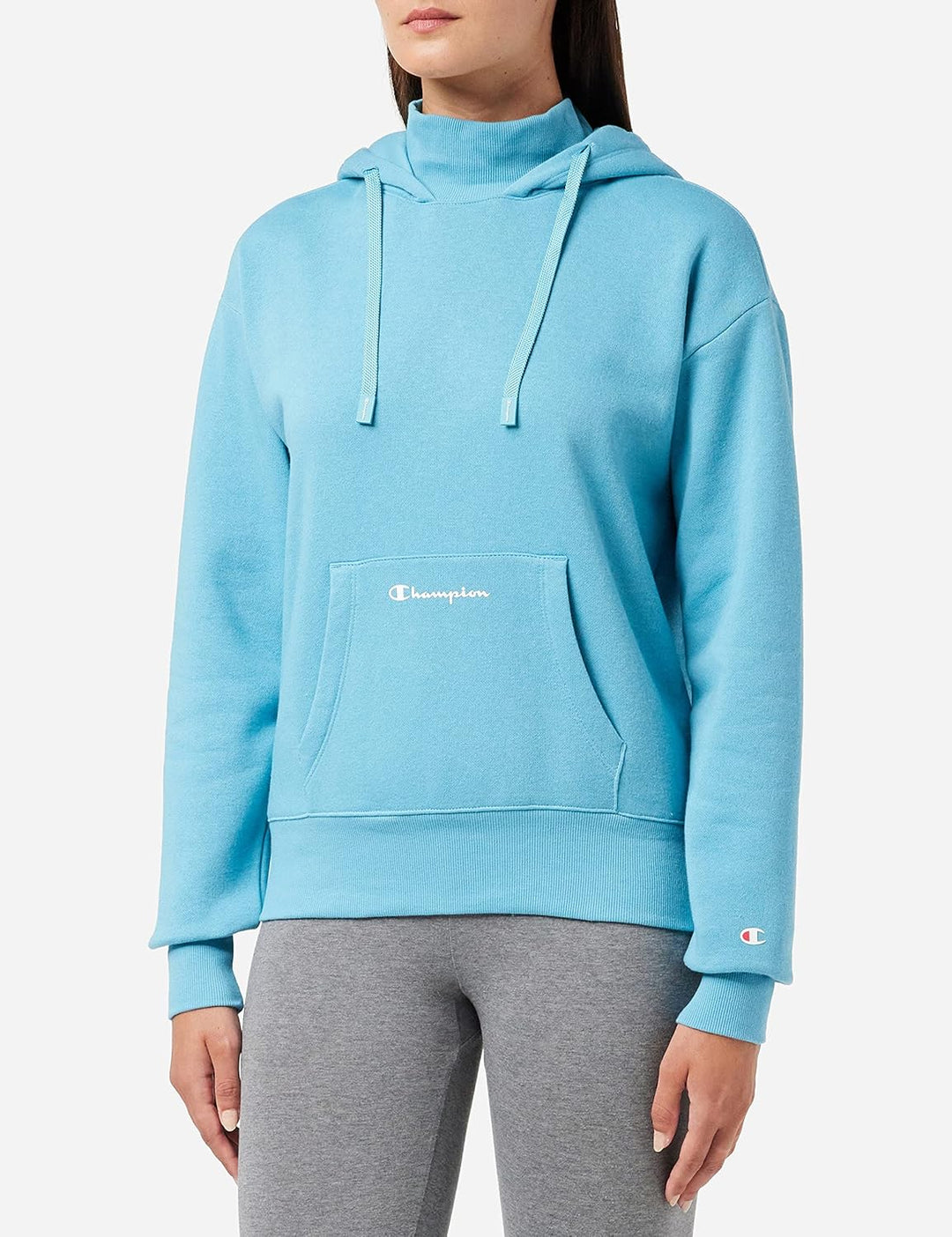 Champion Damen American Classics Boxy Kapuzenpullover S Türkis, S Türkis