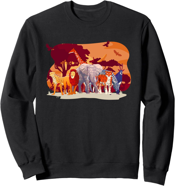 Safari Tiere I Afrikanische Tiere I Safari Tier Sweatshirt