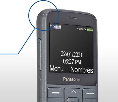 Panasonic KX-TU160EXG Essentials Mobiltelefon für Senioren, SOS-Notruftaste, grosse Separate Tasten,