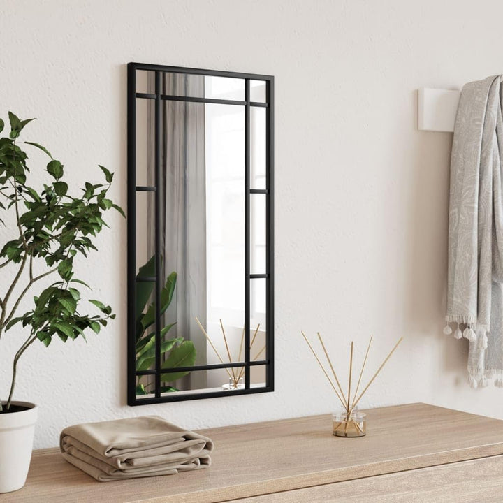 vidaXL Wandspiegel, Hängend Rechteckig Spiegel Badspiegel, Fensterspiegel für Badezimmer Wohnzimmer,