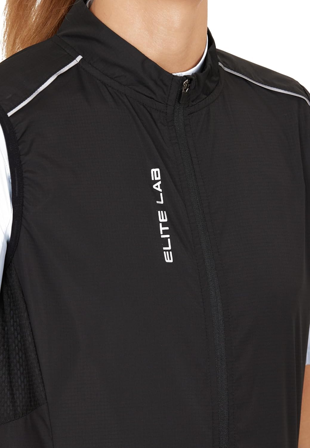Endurance Bike Elite X1 Leichte Windweste Damen schwarz
