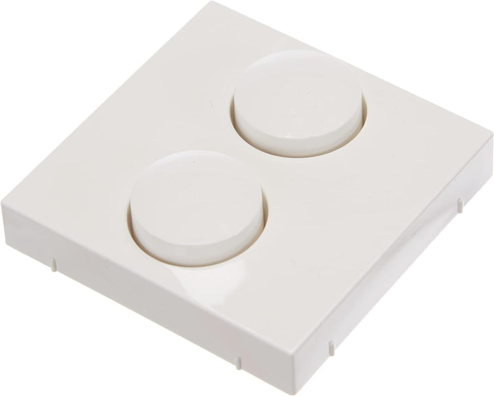 EHMANN 4295x0700 T42.07 Unterputz-Doppeldimmer mit Abdeckung 55x55, Phasenanschnitt, 230 V, 50 Hz, L