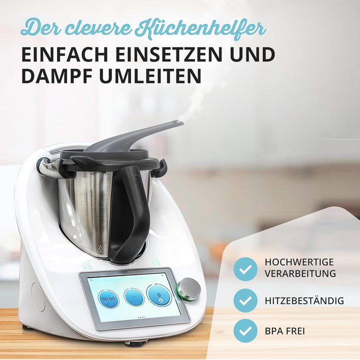 Dampfumleiter für Thermomix TM5 TM6 | Dampfableiter für Hängeschränke Schutz | Dampf Umleitung Küche
