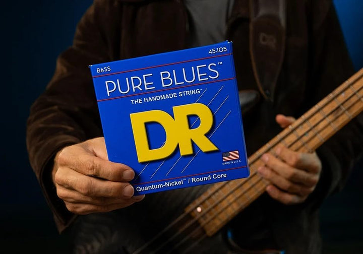 DR Pure Blues Round Core Bass 4-Saiten 40-95