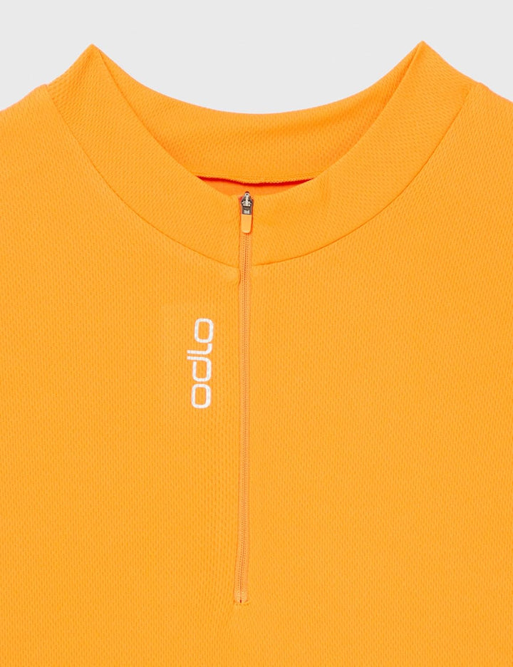 Odlo Herren Essential 1/2 Zip Trikot Radtrikot Fahrradtrikot L Oriole, L Oriole