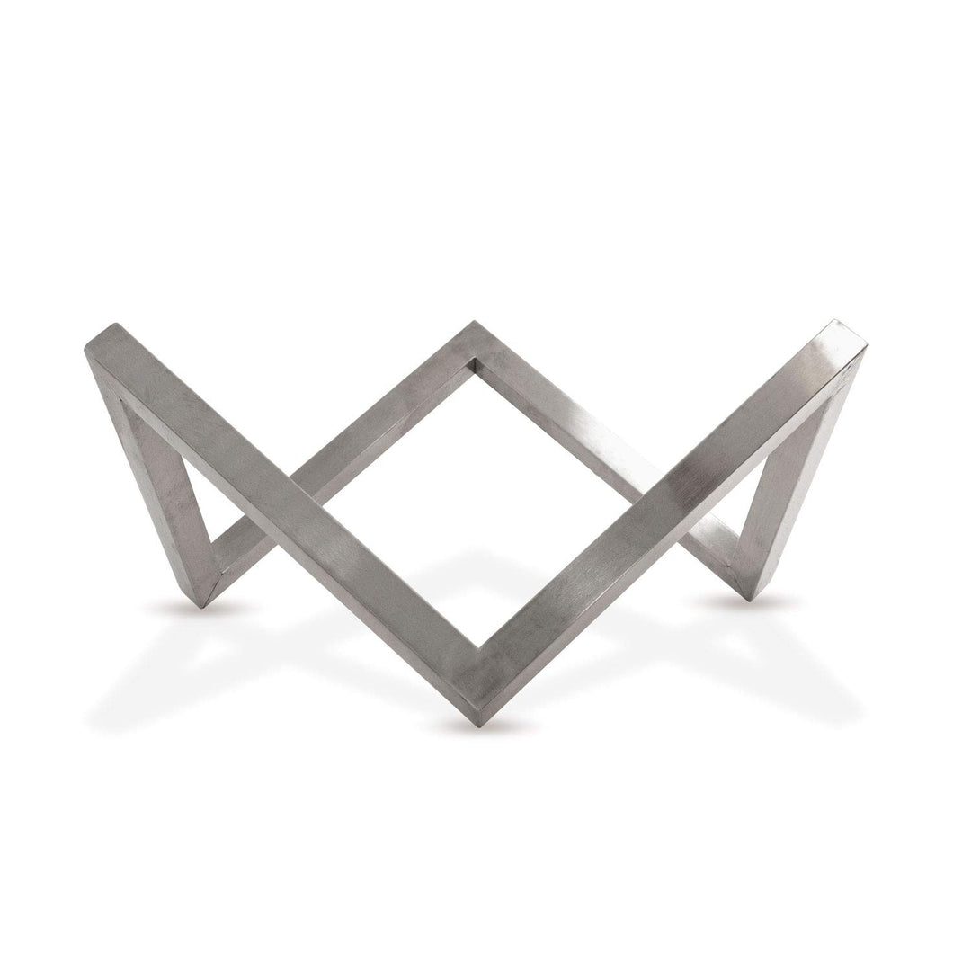 Feet für Feuerschale - Ständer für Feuerschale - Elegantes Design (Type 1 Ø80, Edelstahl) Edelstahl
