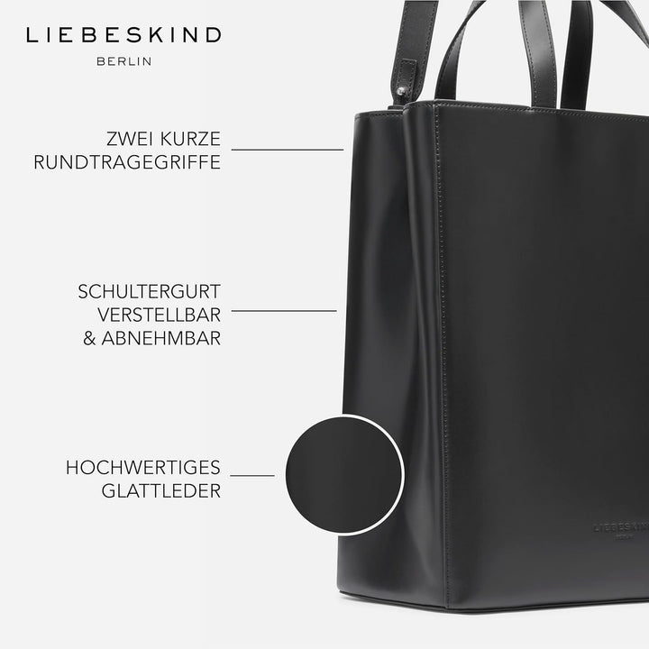 Liebskind Berlin Suede Paperbag Tote M, Medium (HxBxT 34cm x 29cm x 15cm) Dark Mandarine, Dark Manda