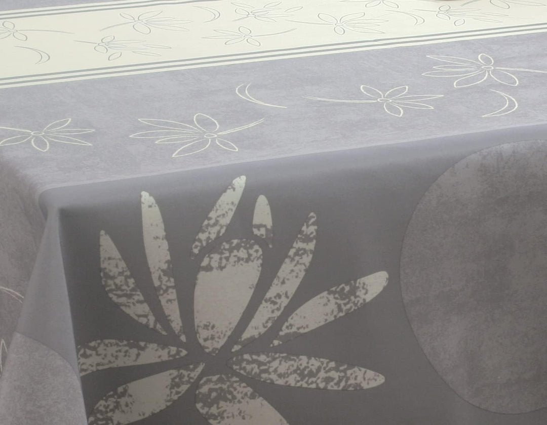 Tischdecke Fleckabweisende Lotus Ecru - Rechteckig 150 x 350 cm