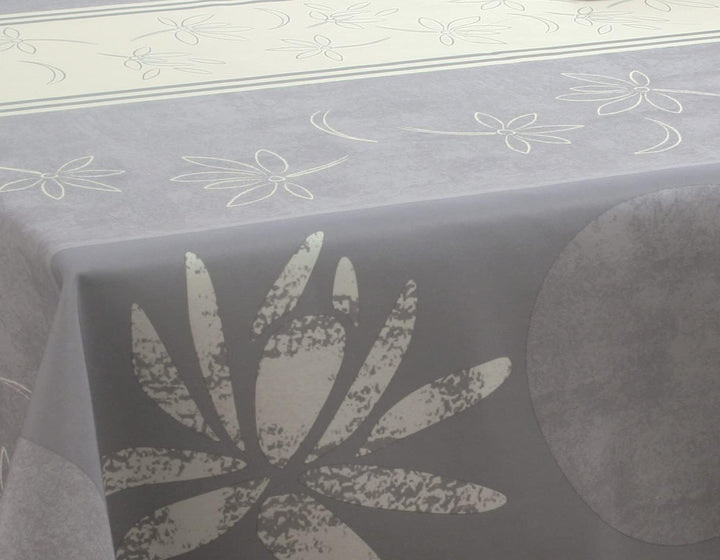 Tischdecke Fleckabweisende Lotus Ecru - Rechteckig 150 x 350 cm