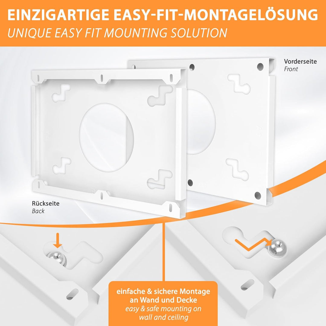 Infrarot Handtuchtrockner 48x100cm weiss Bad-Heizkörper mit Handtuchhalter aus Edelstahl, Infrarot-H