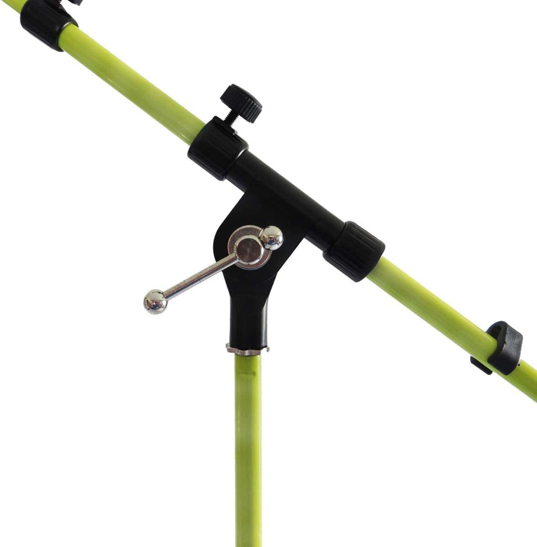 keepdrum MS106 YW Mikrofonständer Mikrofonstativ mit Galgen Gelb, Gelb