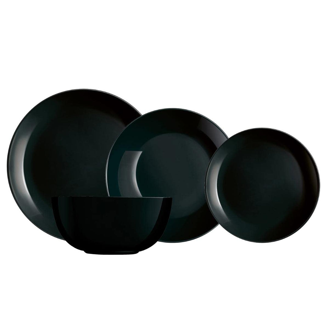 Geschirrset 19 PIEZAS Schwarz, 19 PIEZAS Schwarz