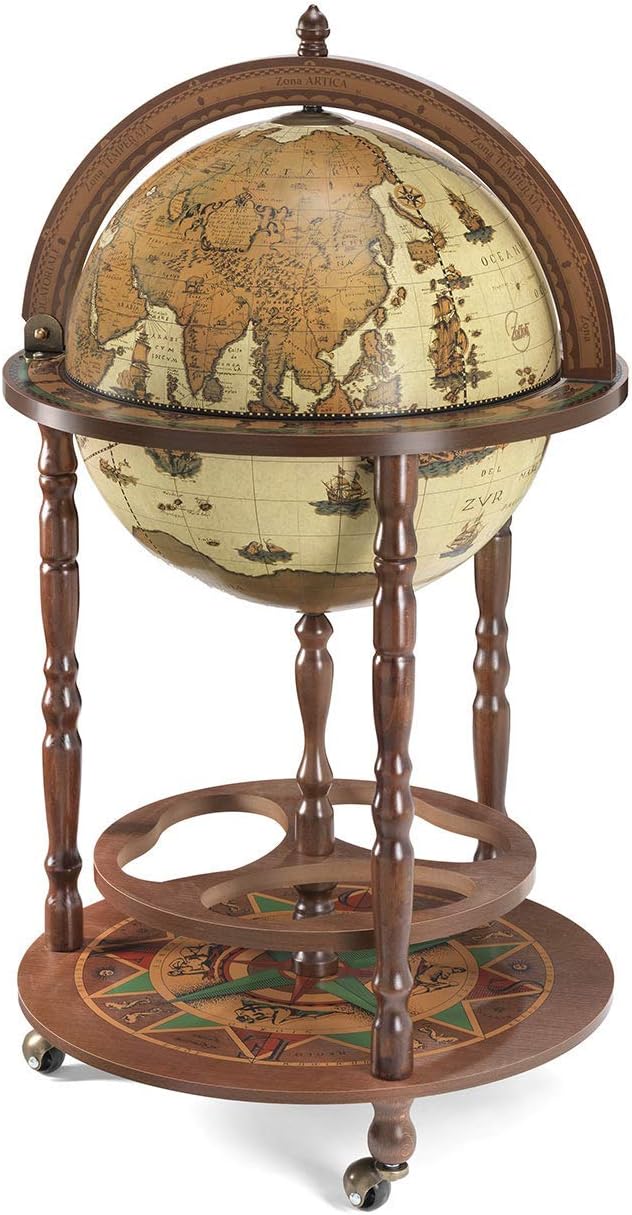 Globe Bar Elfenbein *hergestellt in Italien* mit Echtheitszertifikat (ivory), Elfenbein