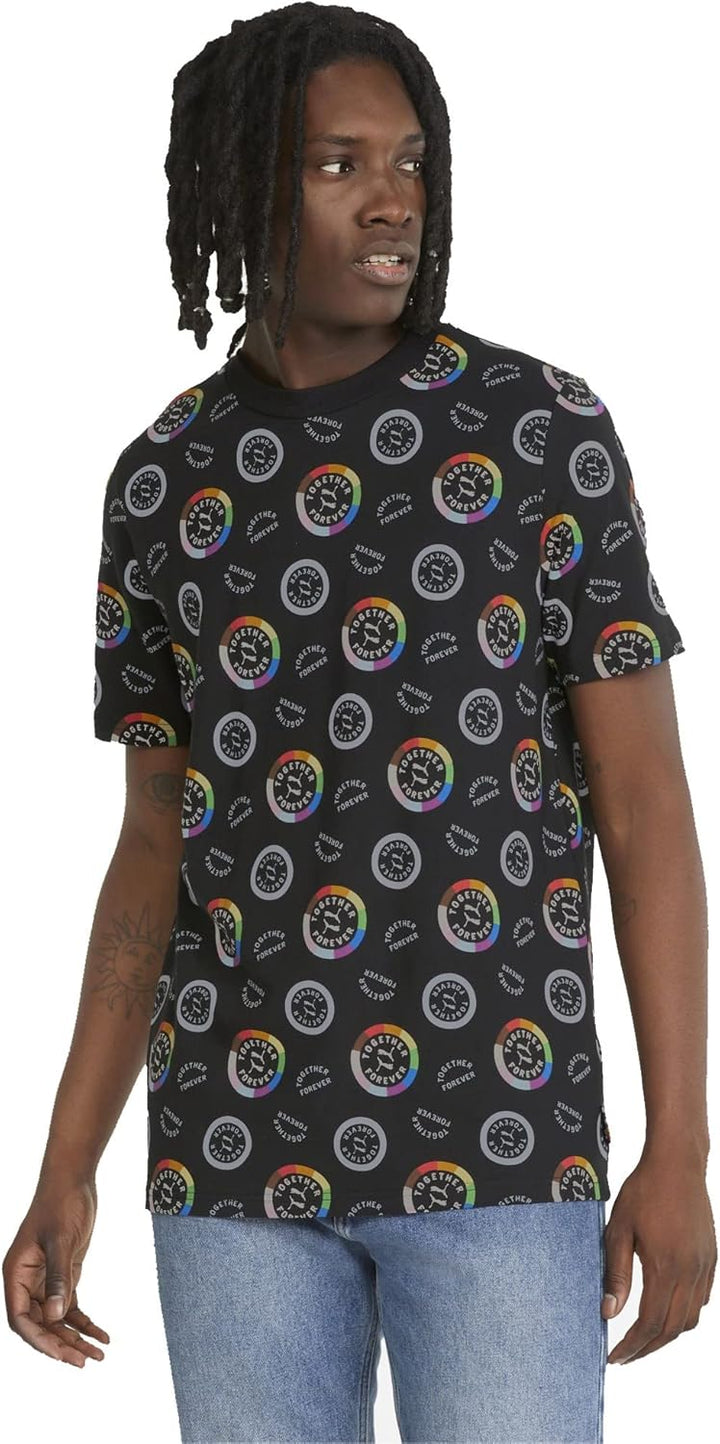 PUMA Herren Pride Aufdruck T-Shirt M Puma Black, M Puma Black