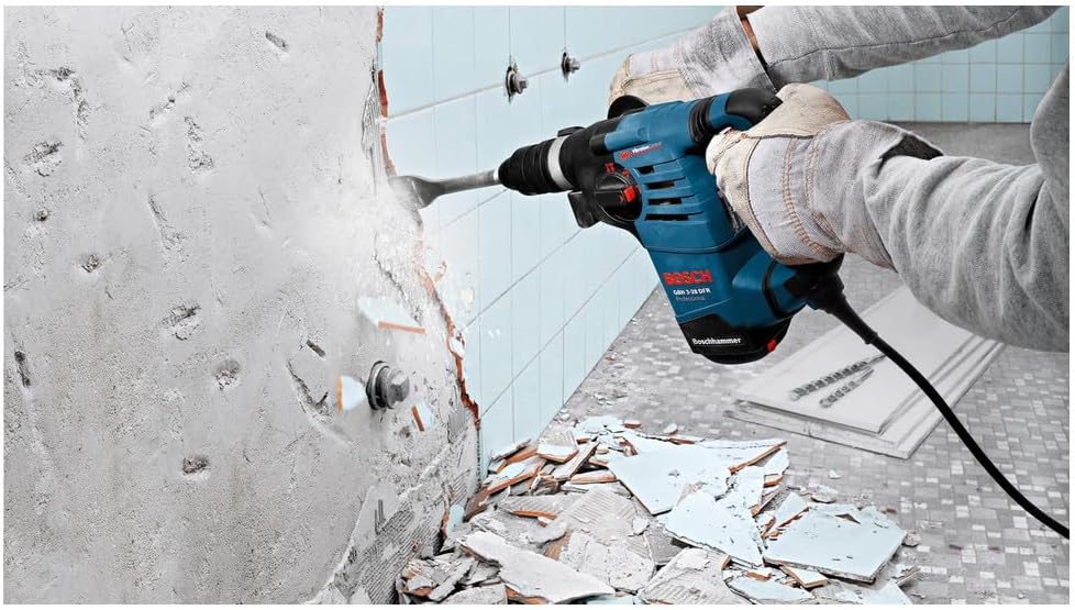 Bosch Professional Bohrhammer GBH 3-28 DRE (inkl. Zusatzhandgriff, Tiefenanschlag 210mm, Fetttube, M