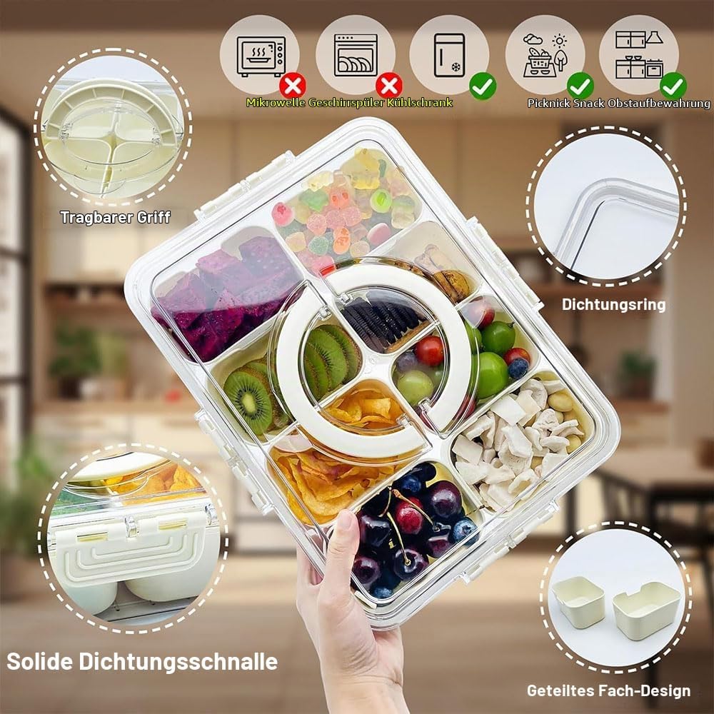 Camping Geschirr Set,Plastikgeschirr mit Edelstahl Campingbesteck,Unzerbrechliches Geschirr Set,Leic