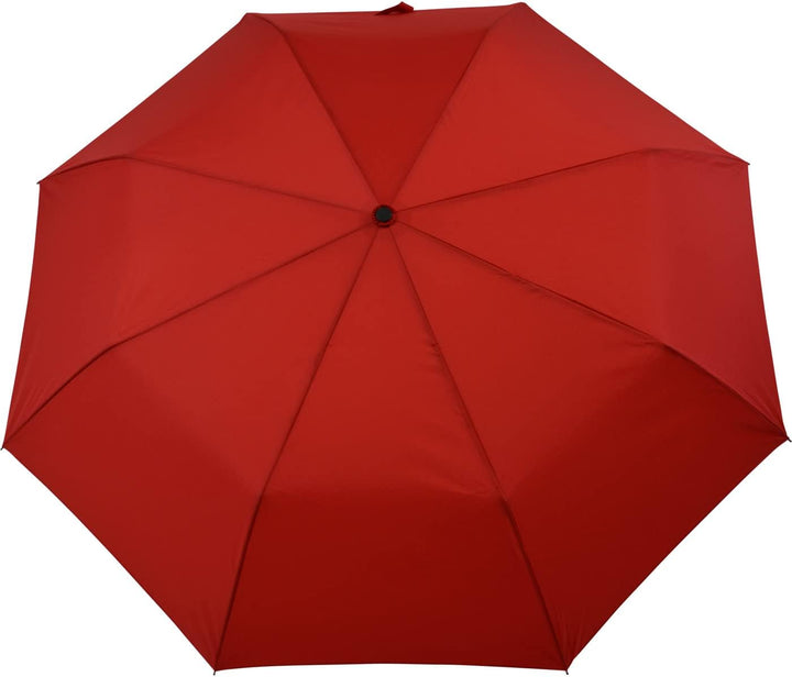 iX-brella Trekking XL Taschenschirm 115 cm gross mit Umhängetasche dark red, dark red