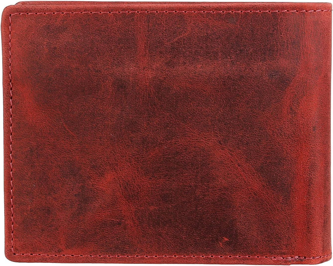 Greenburry Vintage Geldbörse Leder 13 cm Rusty Red, Rusty Red