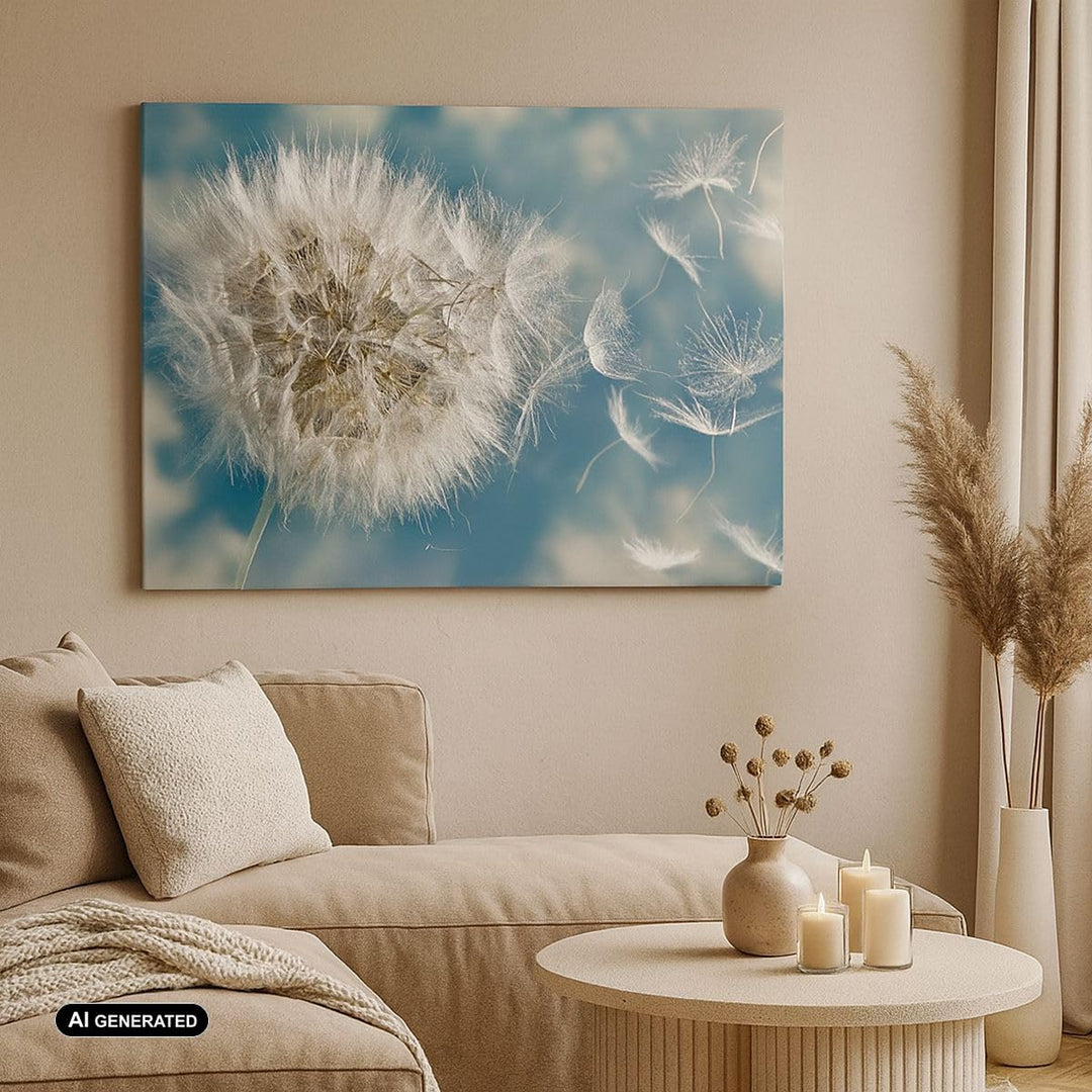 Bilder auf Leinwand Baby Sommer Pflanze Leinwandbild mit Rahmen 70x50cm Wandbilder Dekoration Wohnzi