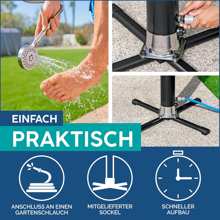 Bestway 58695 62 x 62 x 218 cm Schwarz, 62 x 62 x 218 cm Schwarz